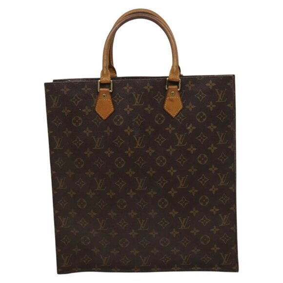 LOUIS VUITTON Monogram Sac Plat Hand Bag M51140 LV Auth - Picture 6 of 14